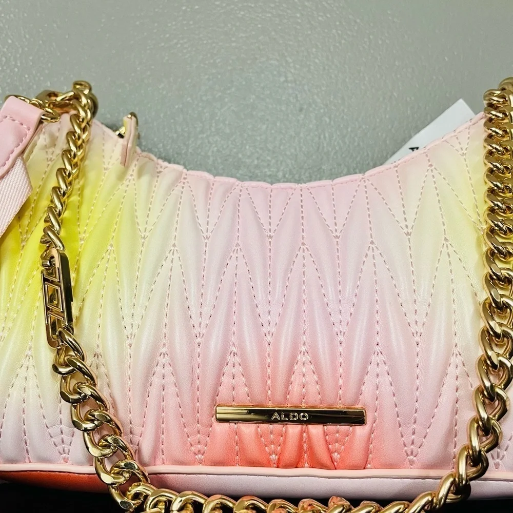 ALDO Ombré Ruffle Crossbody + Coin Purse | NWT​